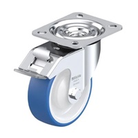 100キャスタ自在金具ブレーキ付静音快適型