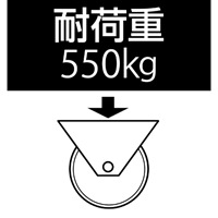 200x50mm車輪ポリウレタン+ナイロン+静音型_選択画像02