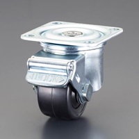 75キャスター自在金具低床重荷重ブレーキ付