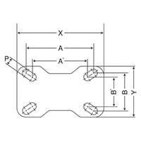 100mm キャスター(固定金具・ステンレス製)_選択画像02