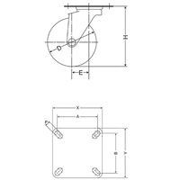 65mm キャスター(自在金具・ステンレス製)_選択画像03