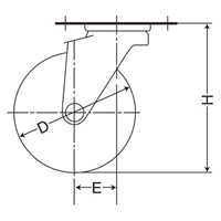 125mm キャスター(自在金具付・静電防止)_選択画像03