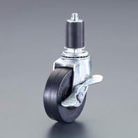 75mmキャスター自在金具ブレーキ付パイプ用