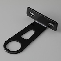 70x90mmφ25.4mm自転車カゴ用ブラケット(黒