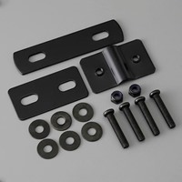 自転車カゴ取付金具(前用/W金具/鉄)