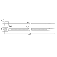 200x5.0mm 結束バンド(耐熱･耐候性/100本)_選択画像04