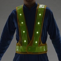 LED安全ベスト(紺･黄/赤白点滅)_選択画像03