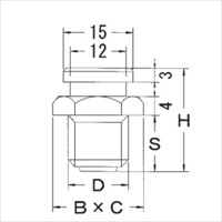 R 1/4in グリースニップル(ボタンヘッド)_選択画像03
