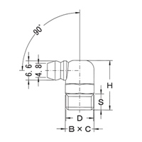 M8x1.25 グリ-スニップル(90°/5個)_選択画像02
