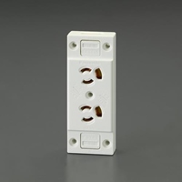 125V/15A仮設用コンセント(2口/抜止･接地付