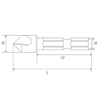 6.0mm カウンターシンク(1/4in 六角軸･HSS)_選択画像04