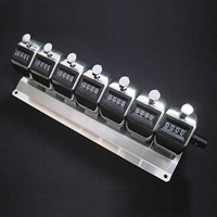 [4桁] 数取器(7連･台付き)