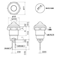 φ 8.1mm 表示灯LEDブラケット(緑)_選択画像04