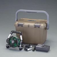 季節品)AC100V/DC14.4V充電式/送風機セット
