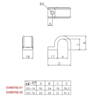 18x19mm ドレンホース用サドル(2個)_選択画像03