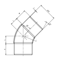 φ150mm 45゜スパイラルエルボ_選択画像03