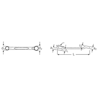 9/16in x 5/8in 両口めがねレンチ_選択画像04