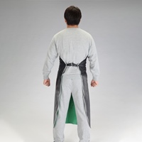 ワンタッチ着脱エプロン(フリーサイズ/紺)_選択画像02