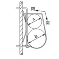 φ45xφ75mm銅管全ネジ固定金具(バネ方式)_選択画像03