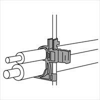 φ45xφ75mm銅管全ネジ固定金具(ネジ方式)_選択画像02