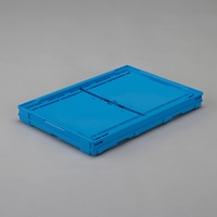 530x366x272mm/43.9L 折畳コンテナ(薄型/青_選択画像02