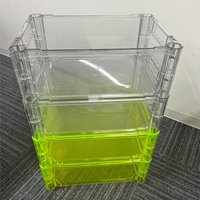 391x227x153/10Lポリカ製コンテナ(透明黄色_選択画像02