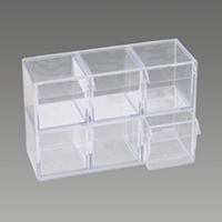 240x96x161mm小物ケース3列2段スチロール製_選択画像02