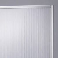 955x250x1638車輪付パーテション/中空/透明_選択画像02