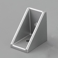 30角用 三角ブラケット(シルバー)