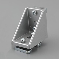 40角用三角ブラケット(銀色/ローター付)