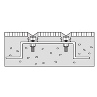 19x10x40mm Ｖ型レール用アンカー(二連)_選択画像03