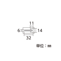 20x40mm配管方向指示ステッカー(黒/5枚)_選択画像03