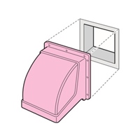 400x400mm換気扇フード(プラスチック製)_選択画像02