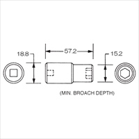 3/8sqx3/8in ディープインパクトソケット_選択画像03