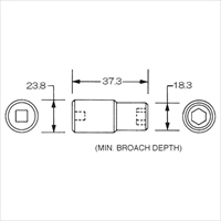 1/2sqx7/16in インパクトソケット_選択画像03