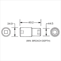 1/2sqx1･1/4in インパクトソケット_選択画像03
