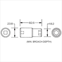 1/2sqx11mmインパクトソケット･ディープ_選択画像03