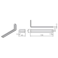 158x16x43mm補助金具(山形鋼･溝形鋼用)_選択画像02