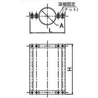 100A掃除口用継手金具(電気亜鉛メッキ)_選択画像02