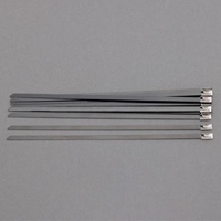 4.6x150結束バンド(SUS316コーティング10本