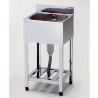 450x600x890mm一槽シンク(SUS430)