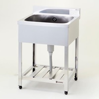 600x600x890mm一槽シンク(SUS430)