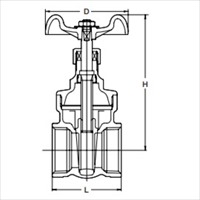 RC3/4in ゲートバルブ(真鍮製)_選択画像03