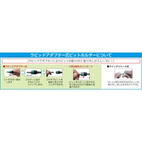 1/4in ラピッド式ビットホルダー75(磁石付_選択画像03