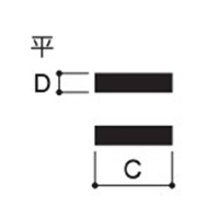 20x80x600mm火造箸(平型)_選択画像03