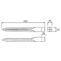 45x45x450mm境界杭(再生プラスチック)_選択画像03