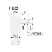 2.0m断路器操作用フック棒(プラスチック製)_選択画像03