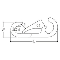 8x88スナップフック(オープンタイプ/SUS製)_選択画像04