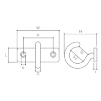 4mm/10x26mmプレートフック(ステンレス製)_選択画像04