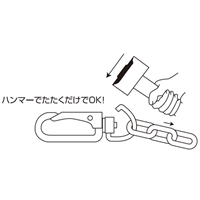 107mmスイベルスナップ(ステンレス製)_選択画像02